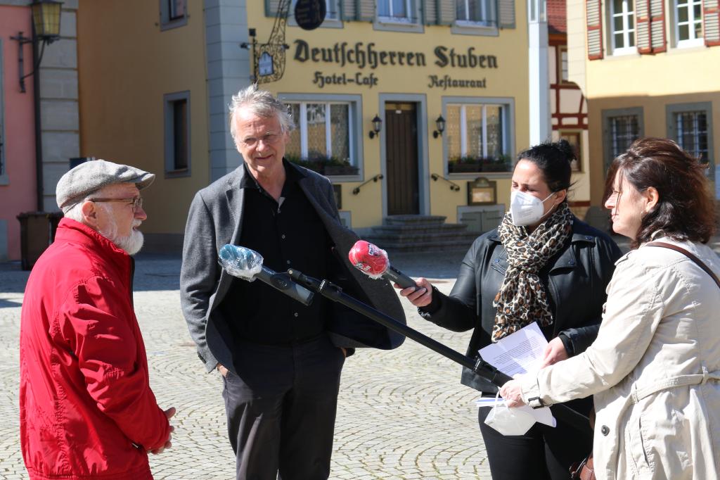 Hans Hartung und Thomas Rietschel beim Radiointerview mit SWR4 und RadioTON